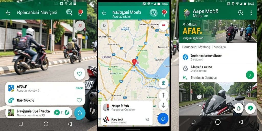 Tampilan antarmuka AFAF yang memudahkan navigasi motor.